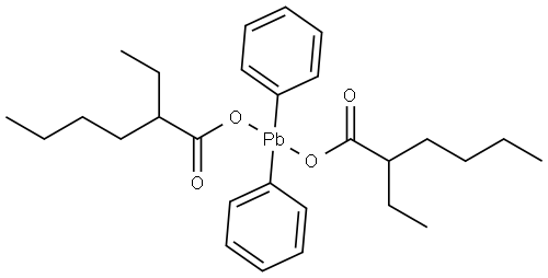 BIS-(2-ETHYLHEXANOYLOXY)DIPHENYLLEAD Struktur