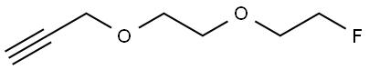 1-Propyne, 3-[2-(2-fluoroethoxy)ethoxy]- Structure