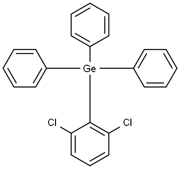 (2,6-DICHLOROPHENYL)TRIPHENYLGERMANE Struktur