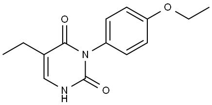 3-(4-ETHOXYPHENYL)-5-ETHYL-2,4(1H,3H)-PYRIMIDINEDIONE Struktur