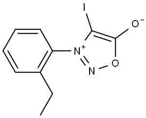 4-IODO-3-(2-ETHYL-PHENYL)SYDNONE Struktur