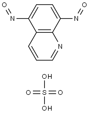 5,8-DINITROSO-QUINOLINE, COMPOUND WITH SULFURIC ACID Struktur