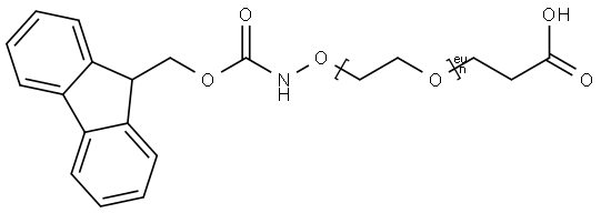 Fmoc-aminooxy-PEG12-acid Struktur