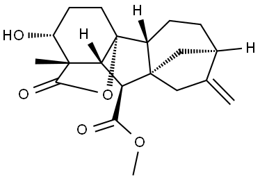 Gibbane-1,10-dicarboxylic acid, 2,4a-dihydroxy-1-methyl-8-methylene-, 1,4a-lactone, 10-methyl ester, (1α,2α,4aα,4bβ,10β)- (9CI)