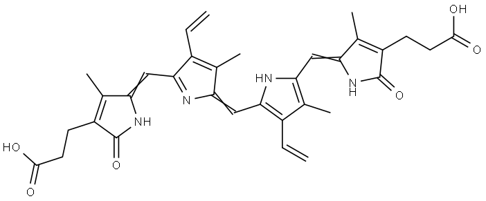 pterobilin Struktur