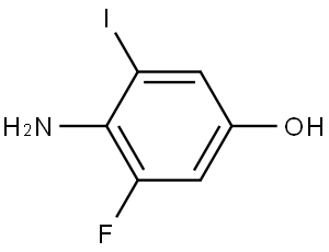 Phenol, 4-amino-3-fluoro-5-iodo- Struktur