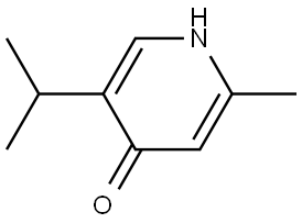 5-isopropyl-2-methylpyridin-4-ol Struktur