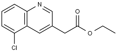 ethyl 2-(5-chloroquinolin-3-yl)acetate Struktur