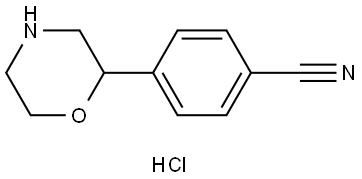 Benzonitrile, 4-(2-morpholinyl)-, hydrochloride Struktur