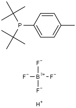 Di-tert-butyl(p-tolyl)phosphane tetrafluoroborate Struktur