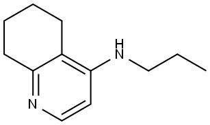 5,6,7,8-Tetrahydro-N-propyl-4-quinolinamine Struktur