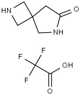 2,6-diazaspiro[3.4]octan-7-one trifluoroacetic acid Struktur