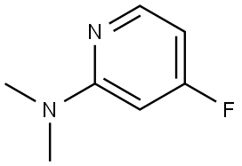 2-Pyridinamine, 4-fluoro-N,N-dimethyl- Struktur