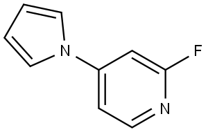 2-fluoro-4-(1H-pyrrol-1-yl)pyridine Struktur