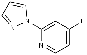 4-fluoro-2-(1H-pyrazol-1-yl)pyridine Struktur