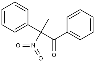 2-nitro-1,2-diphenylpropan-1-one Struktur