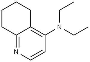 N,N-Diethyl-5,6,7,8-tetrahydro-4-quinolinamine Struktur