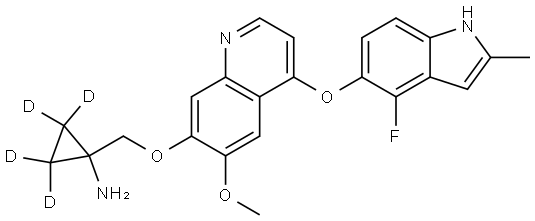 2H4]-Anlotinib Struktur