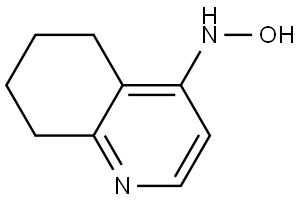 5,6,7,8-Tetrahydro-N-hydroxy-4-quinolinamine Struktur