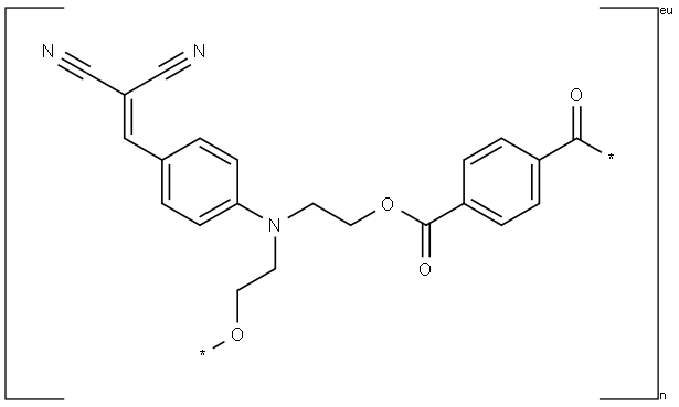 POLY(4-(2 2-DICYANOVINYL)-N-BIS(HYDROXY& Struktur