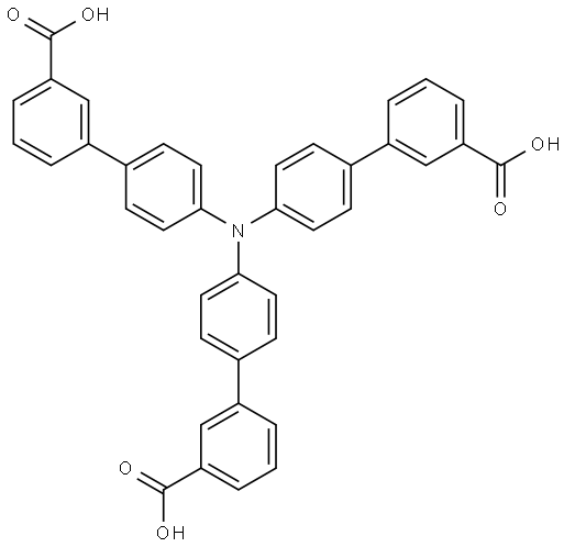 tris(3'-carboxybiphenyl)amine Structure