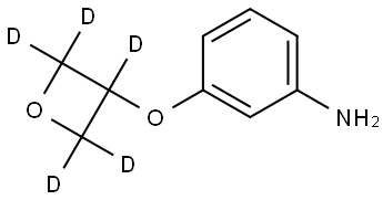 3-((oxetan-3-yl-d5)oxy)aniline Struktur