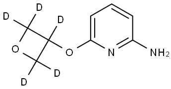 6-((oxetan-3-yl-d5)oxy)pyridin-2-amine Struktur