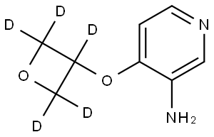 4-((oxetan-3-yl-d5)oxy)pyridin-3-amine Struktur