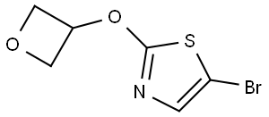 5-bromo-2-(oxetan-3-yloxy)thiazole Structure