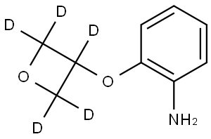 2-((oxetan-3-yl-d5)oxy)aniline Struktur