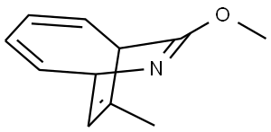 8-METHOXY-9-METHYL-7-AZABICYCLO[4.2.2]DECA-2,4,7,9-TETRAENE Struktur