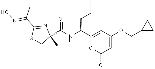 化合物 PM534 結(jié)構(gòu)式