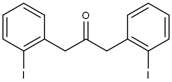 1,3-bis(2-iodophenyl)propan-2-one Struktur