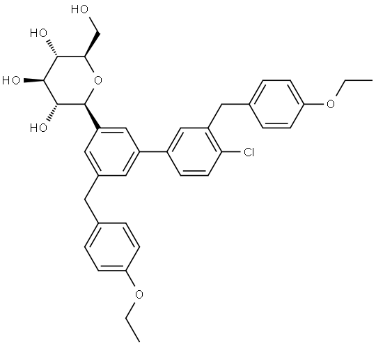 Dapagliflozin Dimer Impurity Struktur