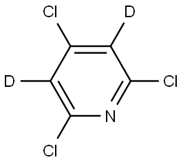 2,4,6-trichloropyridine-3,5-d2 Struktur