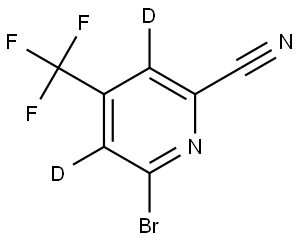 6-bromo-4-(trifluoromethyl)picolinonitrile-3,5-d2|
