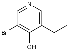 3-bromo-5-ethylpyridin-4-ol Struktur