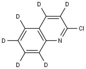 2-chloroquinoline-3,4,5,6,7,8-d6 Struktur