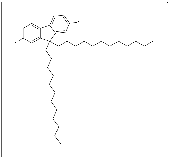 POLY(9 9-DI-N-DODECYLFLUORENYL-2 7-DIYL) Struktur