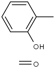 Formaldehyde, polymer with 2-methylphenol Struktur