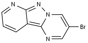 Pyrido[2′,3′:3,4]pyrazolo[1,5-a]pyrimidine, 3-bromo- Struktur