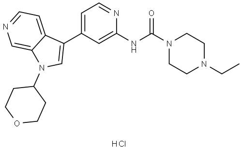 GNF2133 HCl Struktur