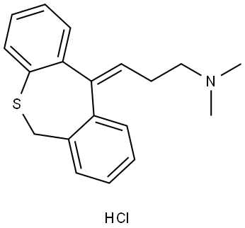 化合物 DOTHIEPIN HCL, 25627-36-5, 結(jié)構(gòu)式