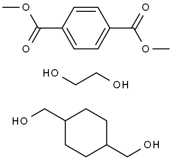 POLY(1,4-CYCLOHEXANEDIMETHYLENE TERE-PHT HALATE-CO-ETHYLENE TEREPHTHALATE) Struktur