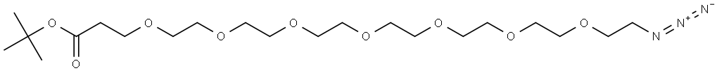 Azido-PEG7-COOtBu Struktur