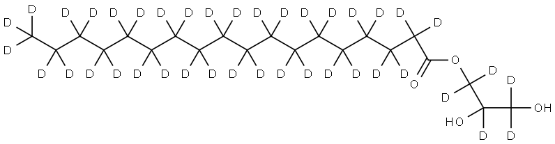 Monostearin-D35 (D 98%), D5 Glycerol Struktur