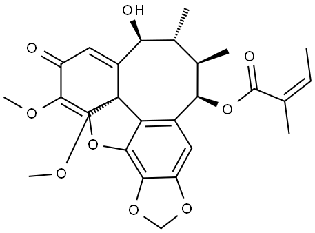 Kadsutherin F Struktur