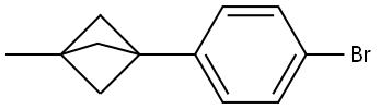 1-(4-bromophenyl)-3-methylbicyclo[1.1.1]pentane Struktur