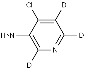 4-chloropyridin-2,5,6-d3-3-amine Struktur