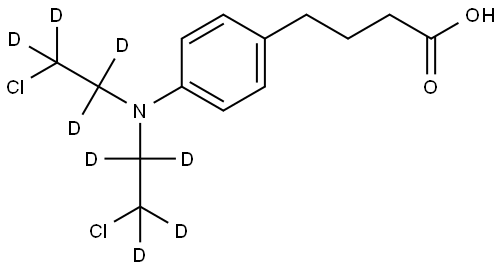 Chlorambucil-d8 Struktur